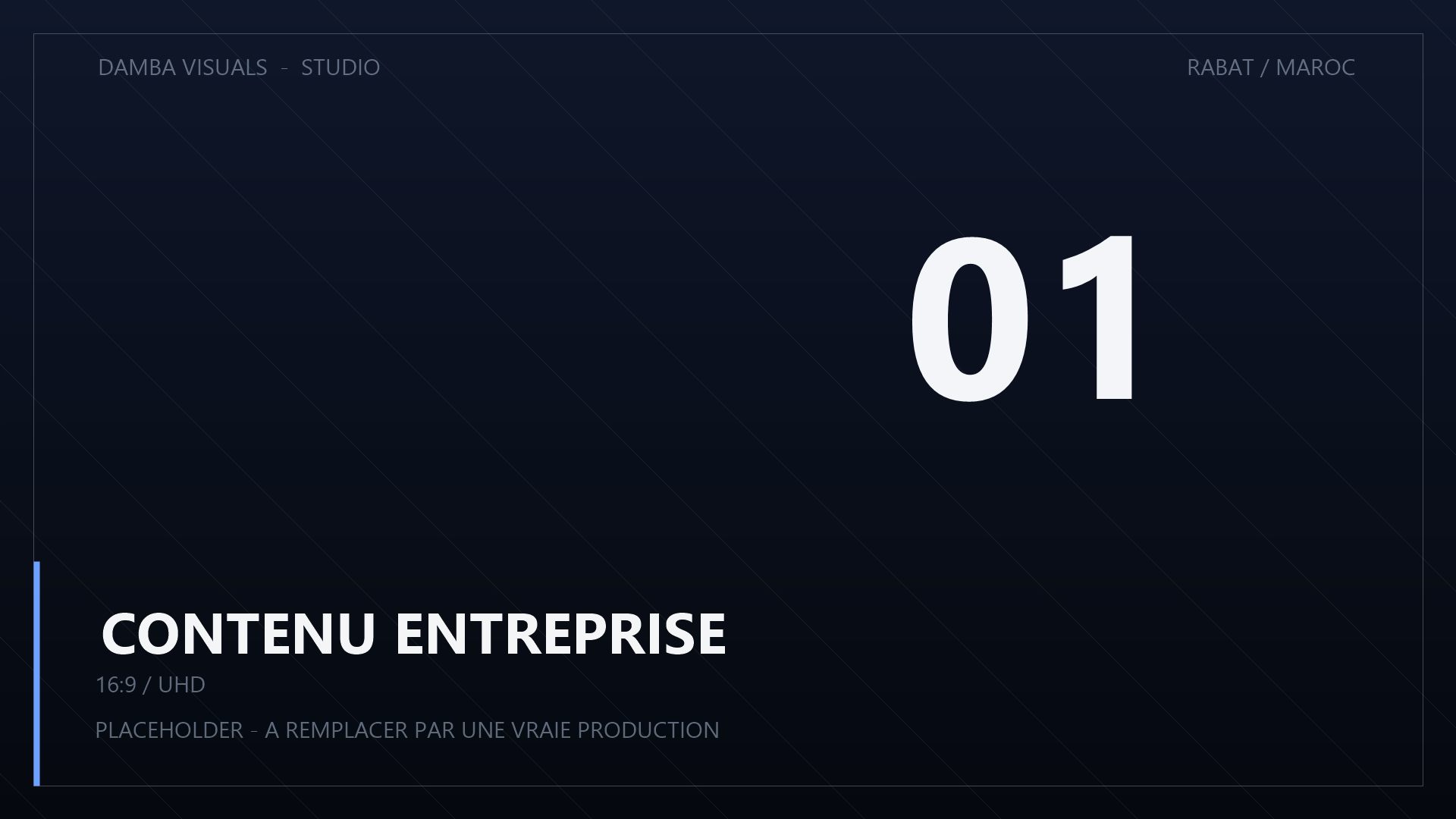 Aperçu d'une production de contenu vidéo